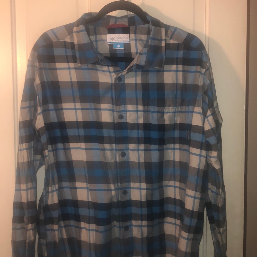 Men’s Columbia XL long sleeve button down shirt